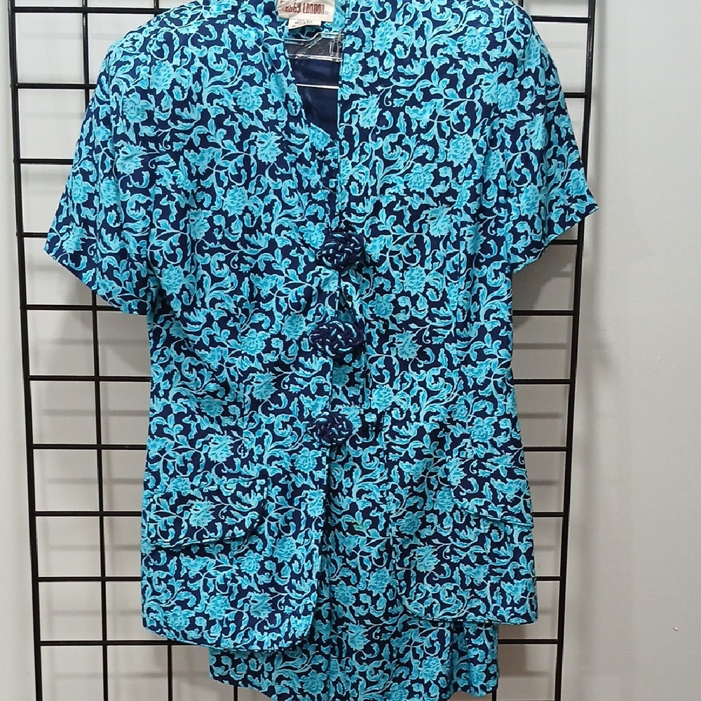 Bobbie Brooks Blue Button Down Shirt